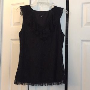 Black lace top